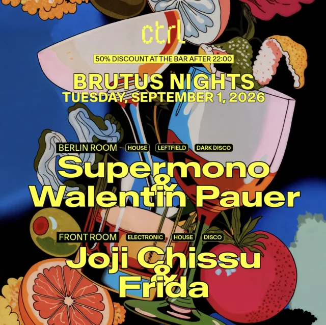 BRUTUS NIGHTS: Supermono & Walentin Pauer, Joji Chissu & Frida